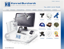 Tablet Screenshot of burchardtnet.de